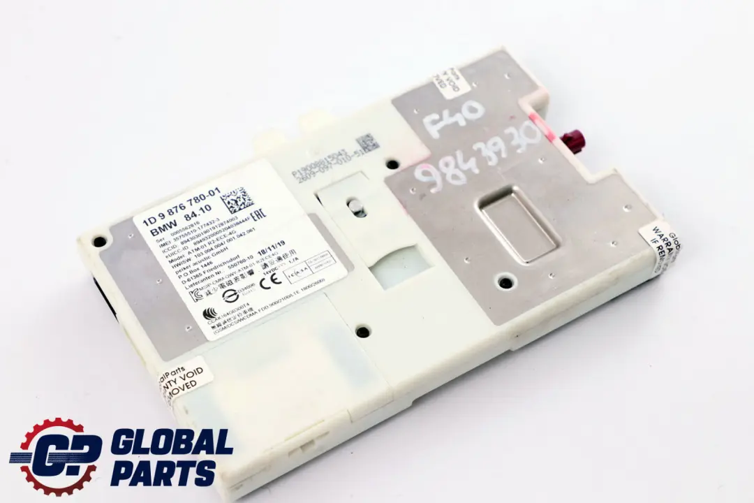 BMW F40 F48 G30 Module de l'unité de contrôle télématique ATM ECE 4G 9876780 - SKU 9843930 - Numéro de pièce 9843930