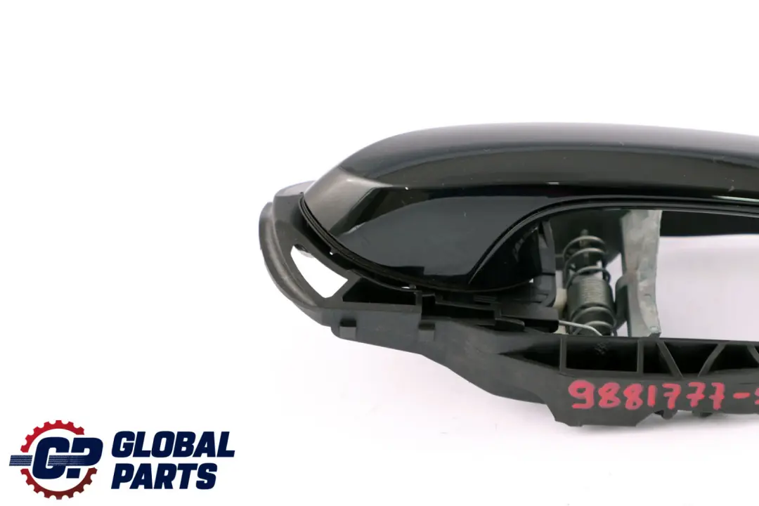 BMW 1 3 Series F40 G20 G21 Outside Door Handle Rear Left N/S Schwarz Black 668 - SKU 9881777-SCH - Part number 9881777