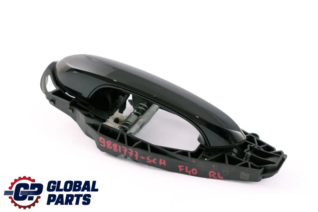 BMW 1 3 Series F40 G20 G21 Outside Door Handle Rear Left N/S Schwarz Black 668 - SKU 9881777-SCH - Part number 9881777
