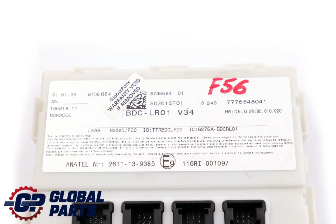 BMW Mini Cooper S F55 F56 B48C 192HP Petrol Engine ECU Kit DME BDC + Key - SKU 9897880-1 - Part number 9897880