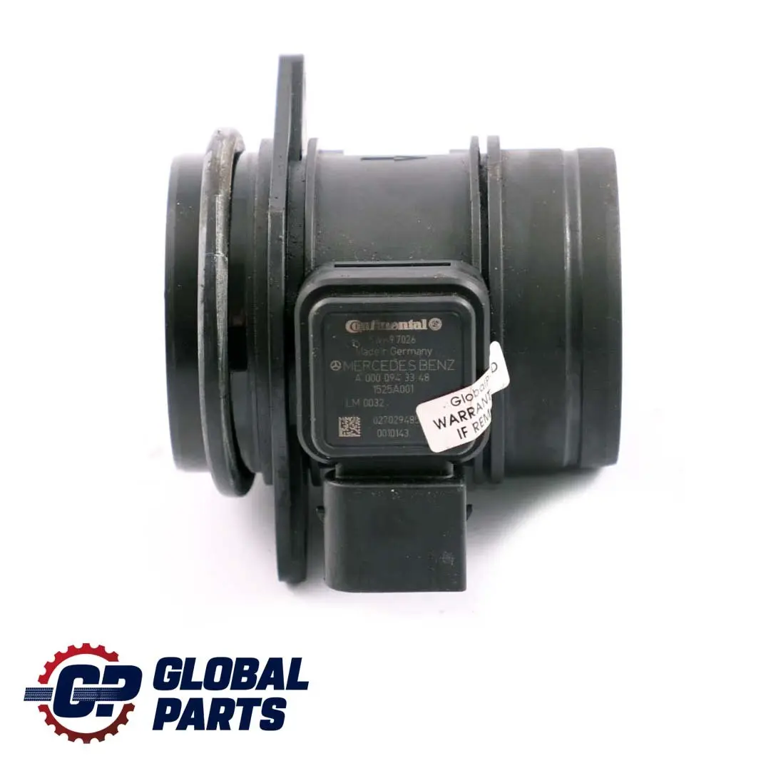 Mercedes-Benz W169 W245 OM640 CDI Air Flow Mass Meter to with Part number A0000943348 Mercedes-Benz W169 W245 OM640 CDI Air Flow Mass Meter - SKU A0000943348 - Part number A0000943348
