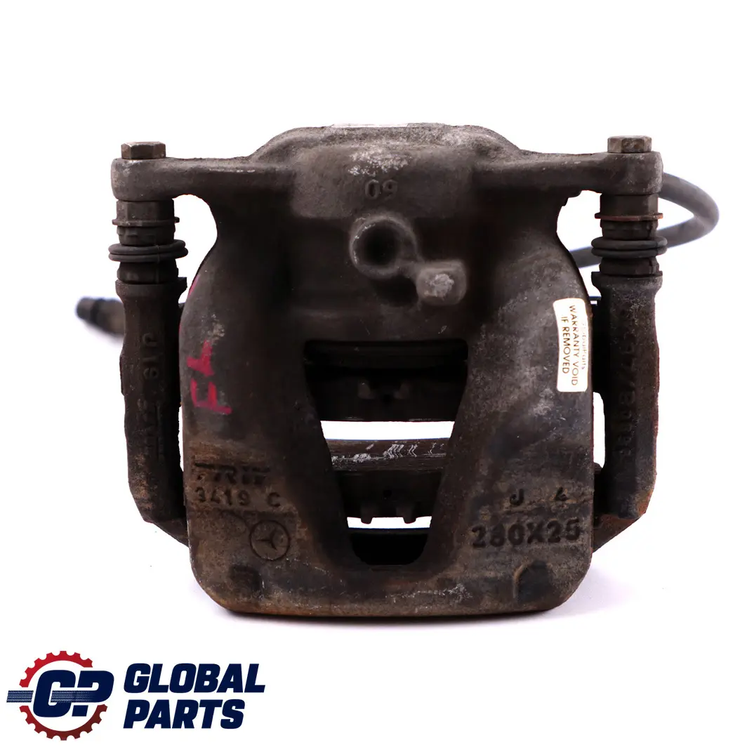 Front Brake Mercedes W176 W246 Front Left N/S Caliper to with Part number A0004216381 Front Brake Mercedes W176 W246 Front Left N/S Caliper - SKU A0004216381 - Part number A0004216381