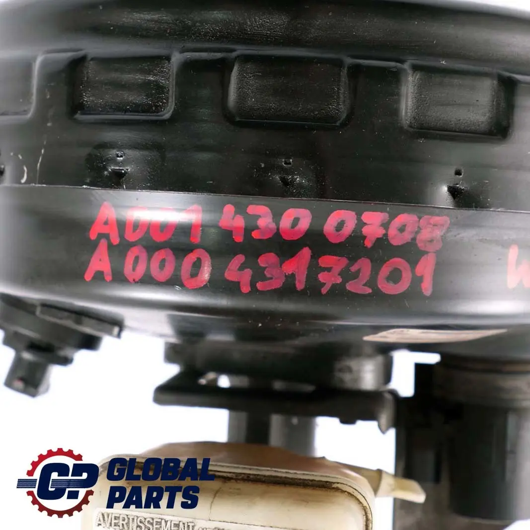 Mercedes-Benz M-Class ML W163 Brake Servo Master Cylinder to with Part number A1634300630 Mercedes-Benz M-Class ML W163 Brake Servo Master Cylinder - SKU A0004317201 - Part number A1634300630