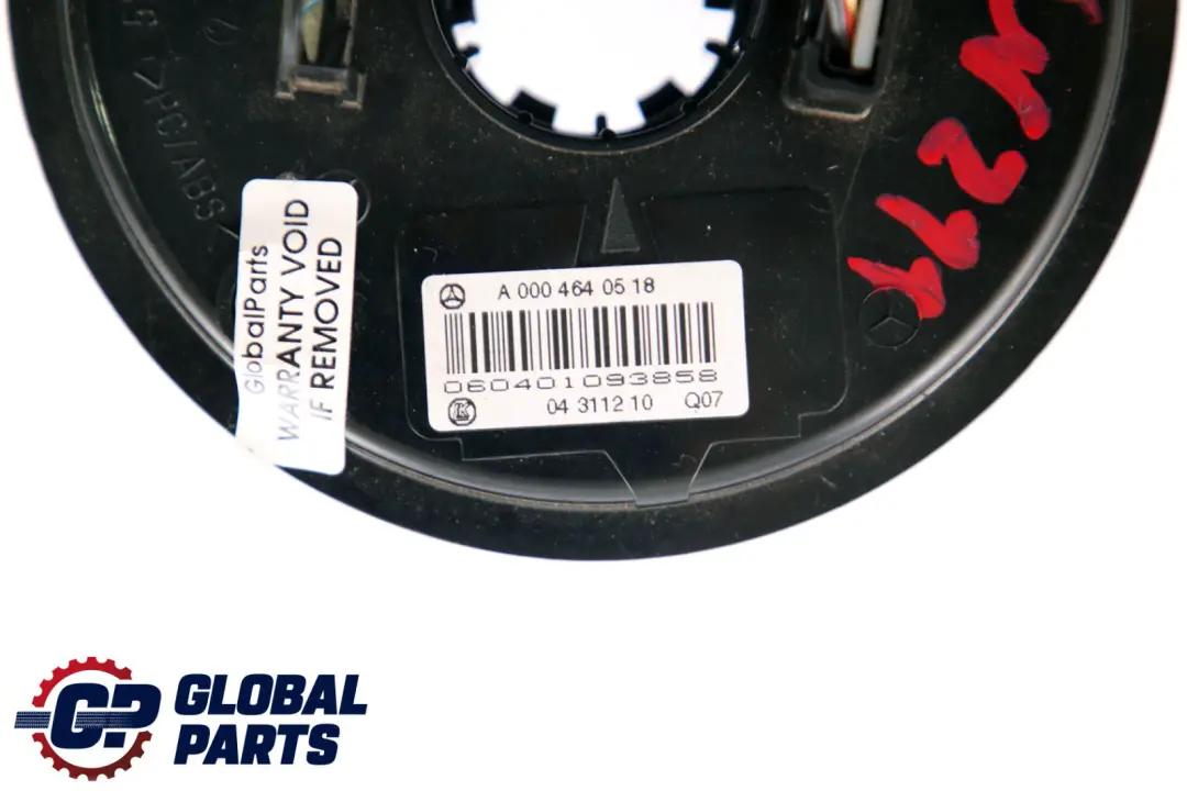 Steering Angle Sensor Slip Ring Squib to Mercedes E-Class S211 W211 with Part number A0004640518 Mercedes E-Class S211 W211 Steering Angle Sensor Slip Ring Squib - SKU A0004640518 - Part number A0004640518