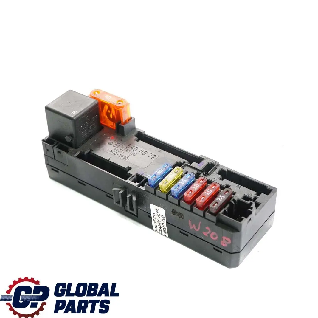 Mercedes W202 A208 C208 W208 W210 Caja fusibles Relé Unidad control - SKU A0005400072 - Número de pieza A0005400072