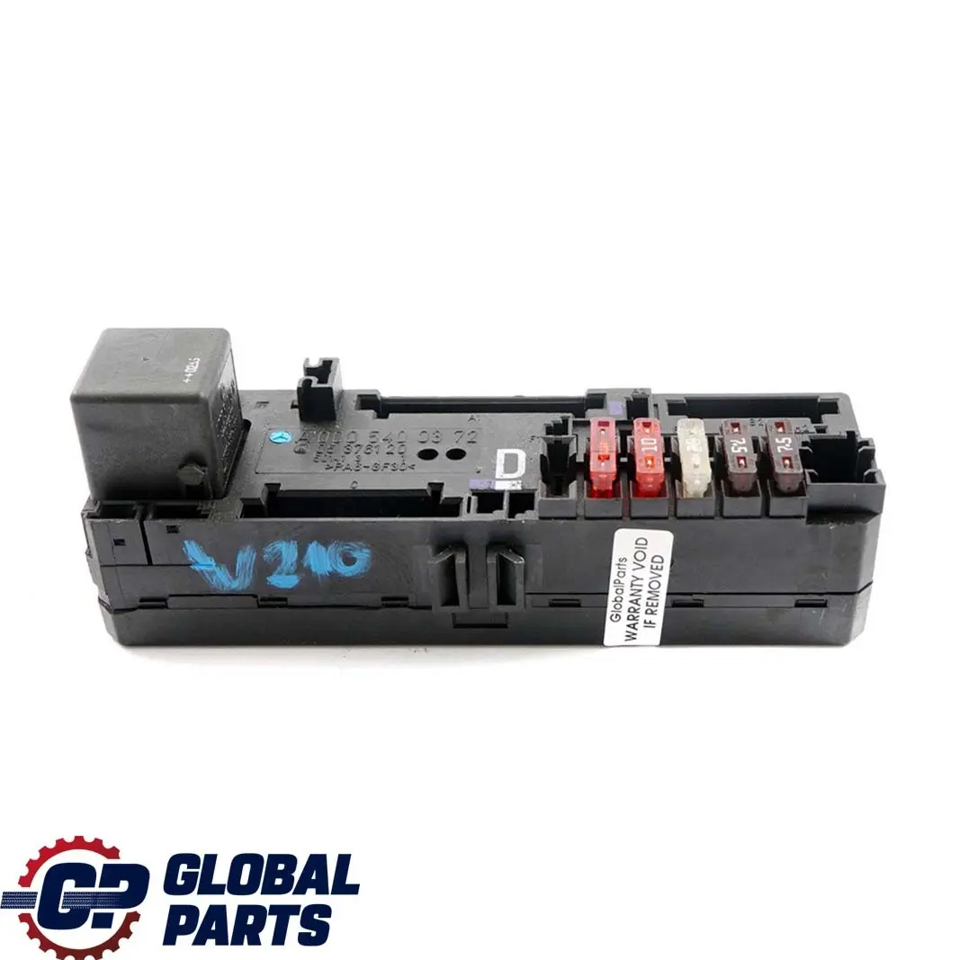 Mercedes-Benz E-Class W210 Diesel Fuse Box Relay Control Unit to with Part number A0005400372 Mercedes-Benz E-Class W210 Diesel Fuse Box Relay Control Unit - SKU A0005400372 - Part number A0005400372