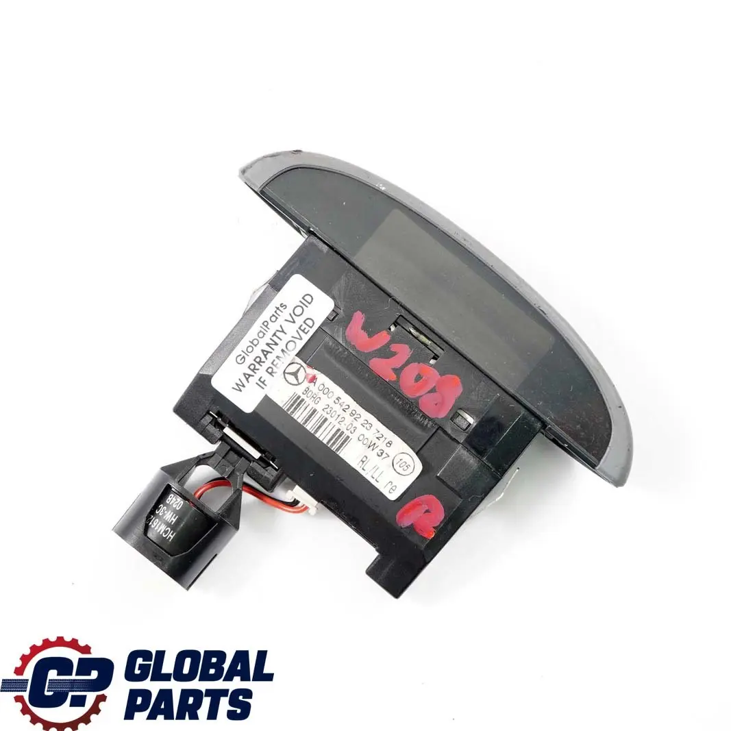 W208 Destra O/S Sistema Parcheggio Avviso Schermo Display per Mercedes C Clk W202 con numero di parte A0005429223 Mercedes C Clk W202 W208 Destra O/S Sistema Parcheggio Avviso Schermo Display - SKU A0005429223 - Numero di parte A0005429223