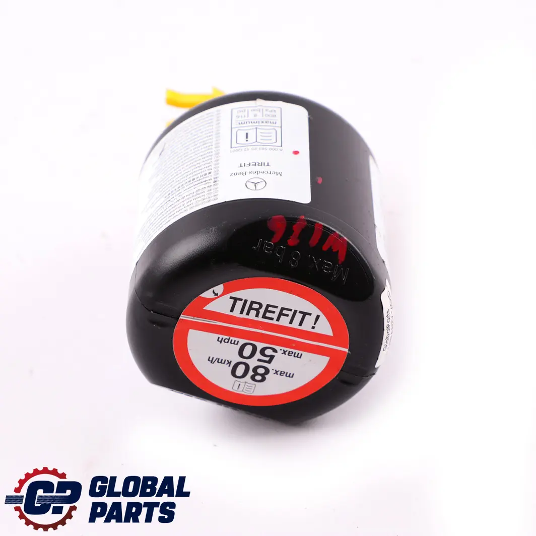 Mercedes A E W169 W207 Coupé C207 Sigillante per pneumatici Contenitore Tirefit - SKU A0005832512 - Numero di parte A0005832512