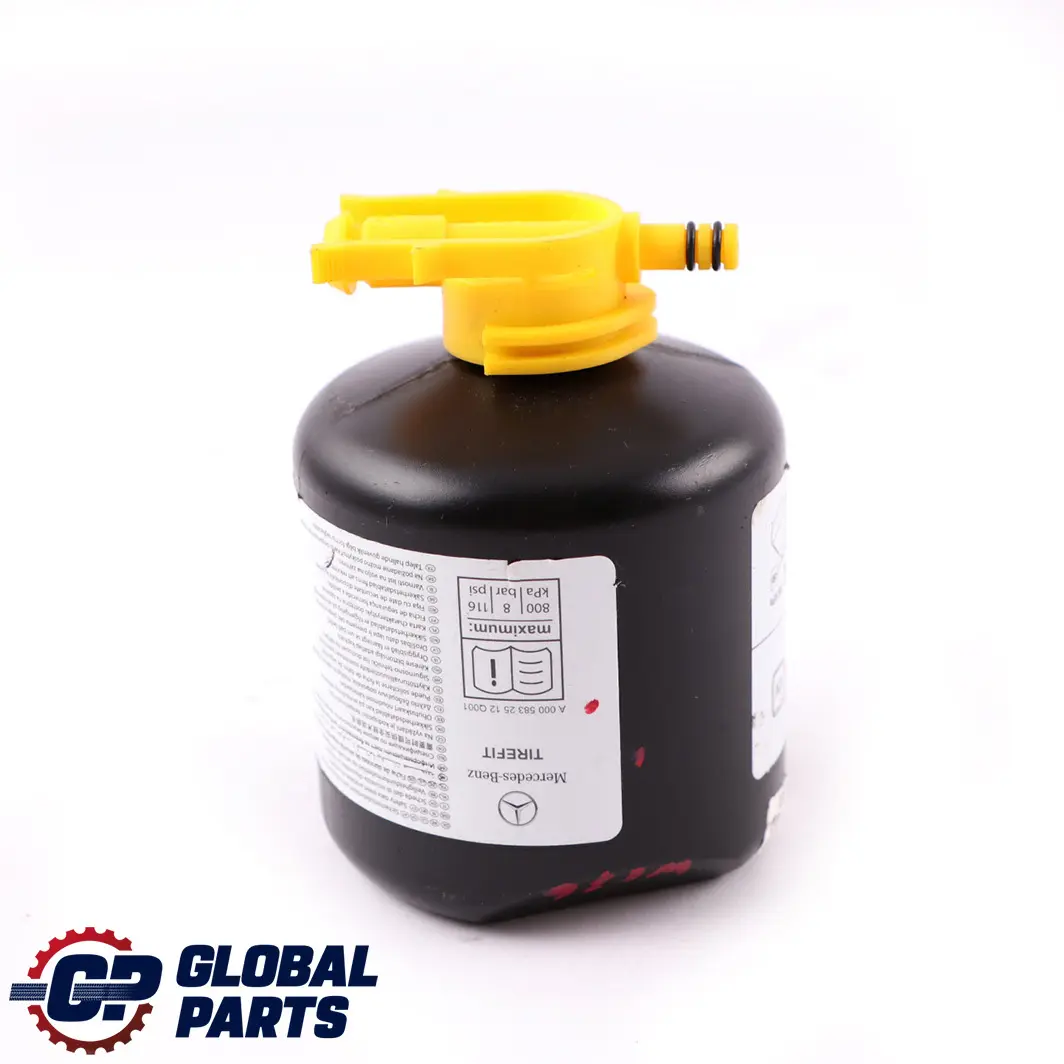 W207 Coupe C207 Sellador de Neumáticos Tirefit Container para Mercedes A E W169 con número de pieza A0005832512 Mercedes A E W169 W207 Coupe C207 Sellador de Neumáticos Tirefit Container - SKU A0005832512 - Número de pieza A0005832512
