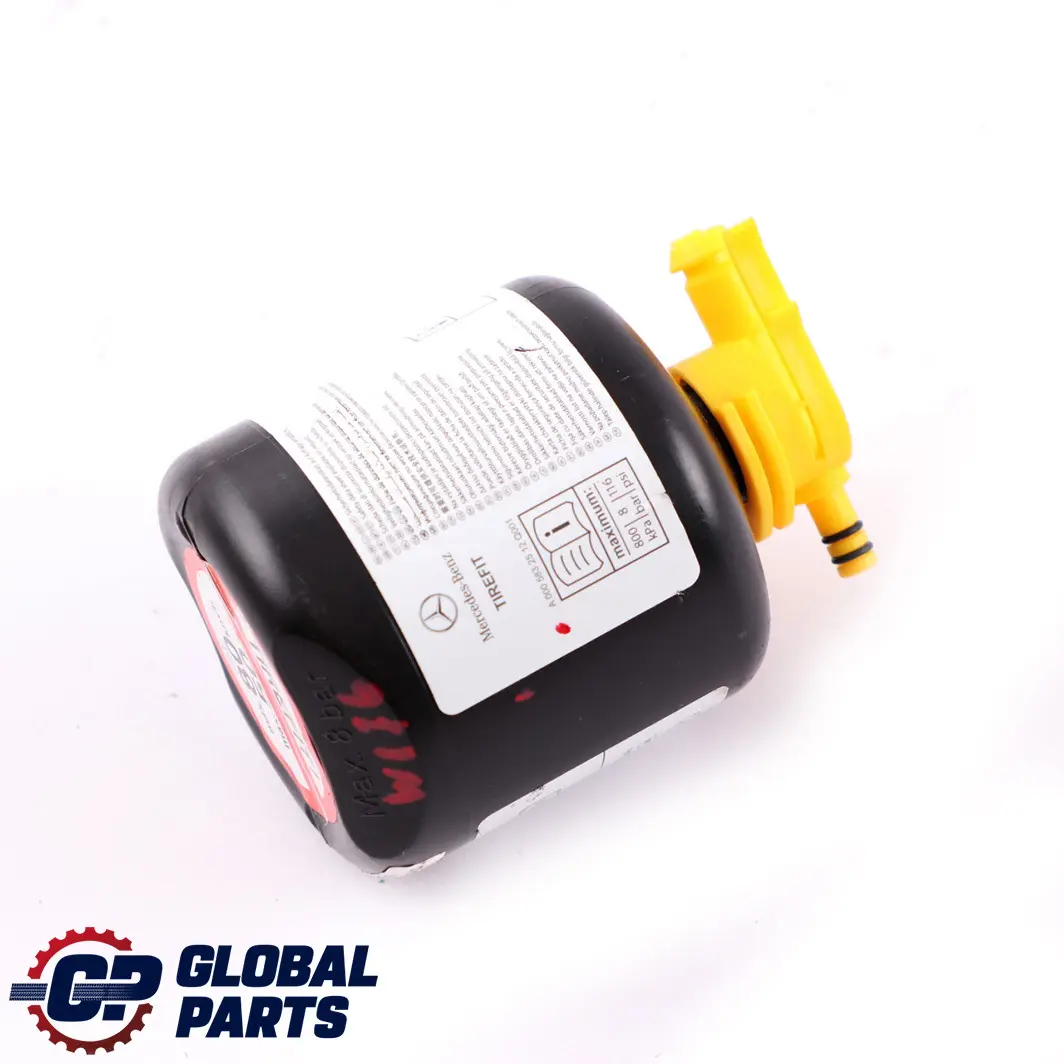Mercedes A E W169 W207 Coupe C207 Sellador de Neumáticos Tirefit Container - SKU A0005832512 - Número de pieza A0005832512