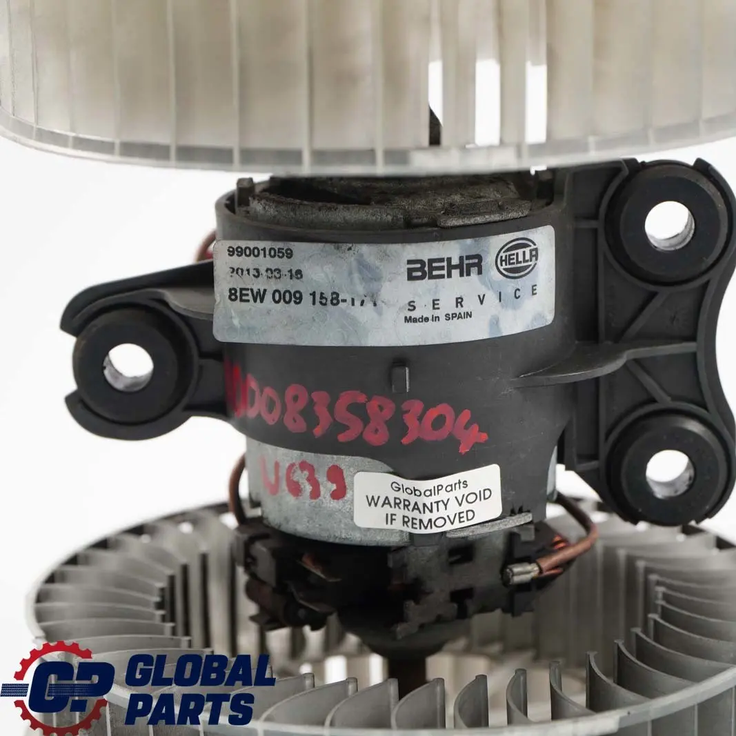 Riscaldatore Matrice Motore Ventilatore per Mercedes Vito W639 con numero di parte A0008358304 Mercedes Vito W639 Riscaldatore Matrice Motore Ventilatore - SKU A0008358304 - Numero di parte A0008358304