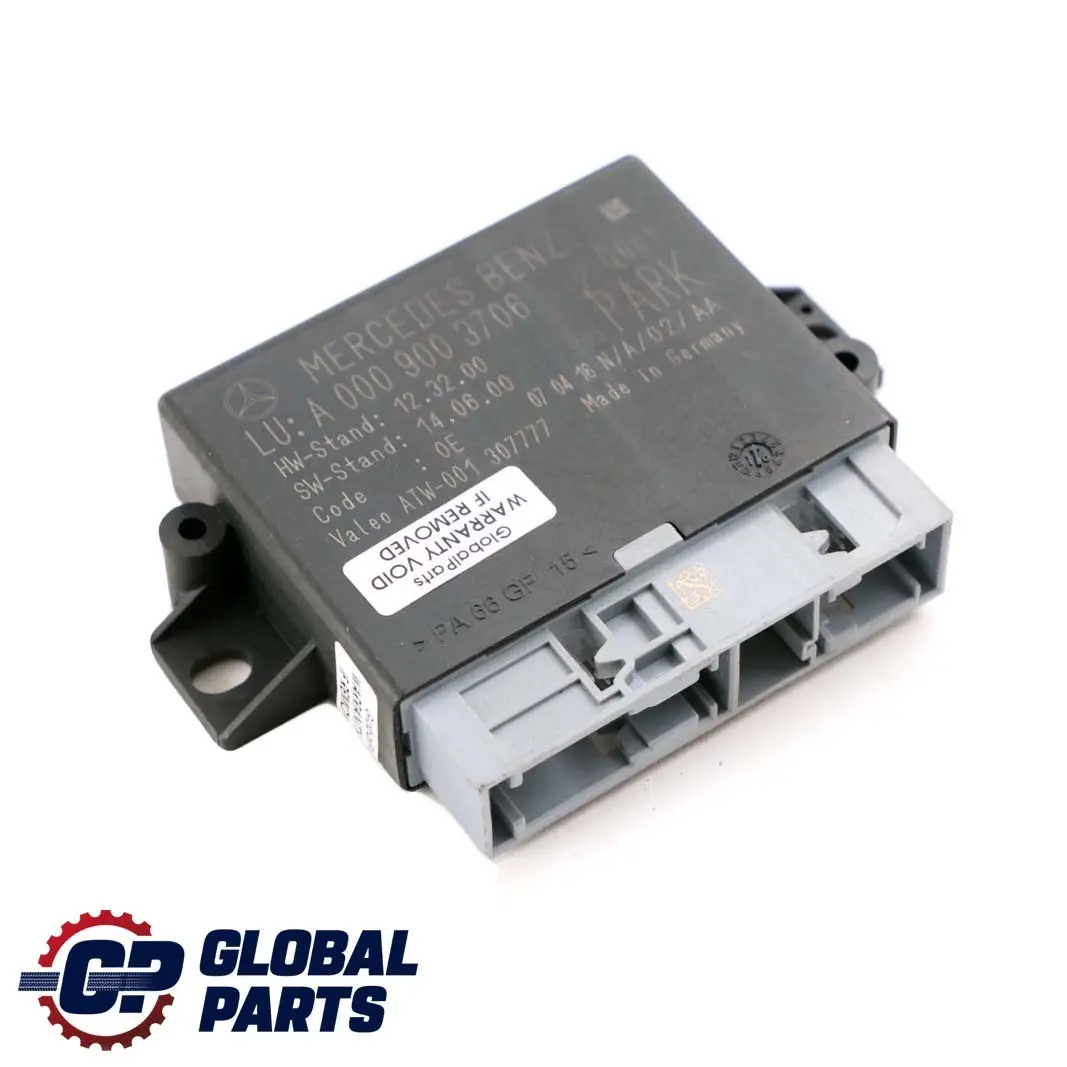 Mercedes-Benz W207 W212 Parktronic Unidad Aparcamiento Módulo para con número de pieza A0009003706 Mercedes-Benz W207 W212 Parktronic Unidad Aparcamiento Módulo - SKU A0009003706 - Número de pieza A0009003706