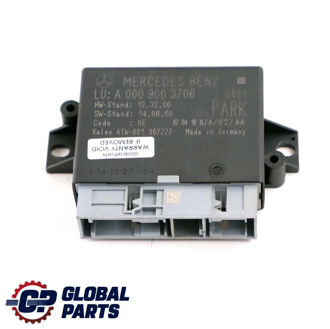 Mercedes-Benz W207 W212 Parktronic Unidad Aparcamiento Módulo para con número de pieza A0009003706 Mercedes-Benz W207 W212 Parktronic Unidad Aparcamiento Módulo - SKU A0009003706 - Número de pieza A0009003706