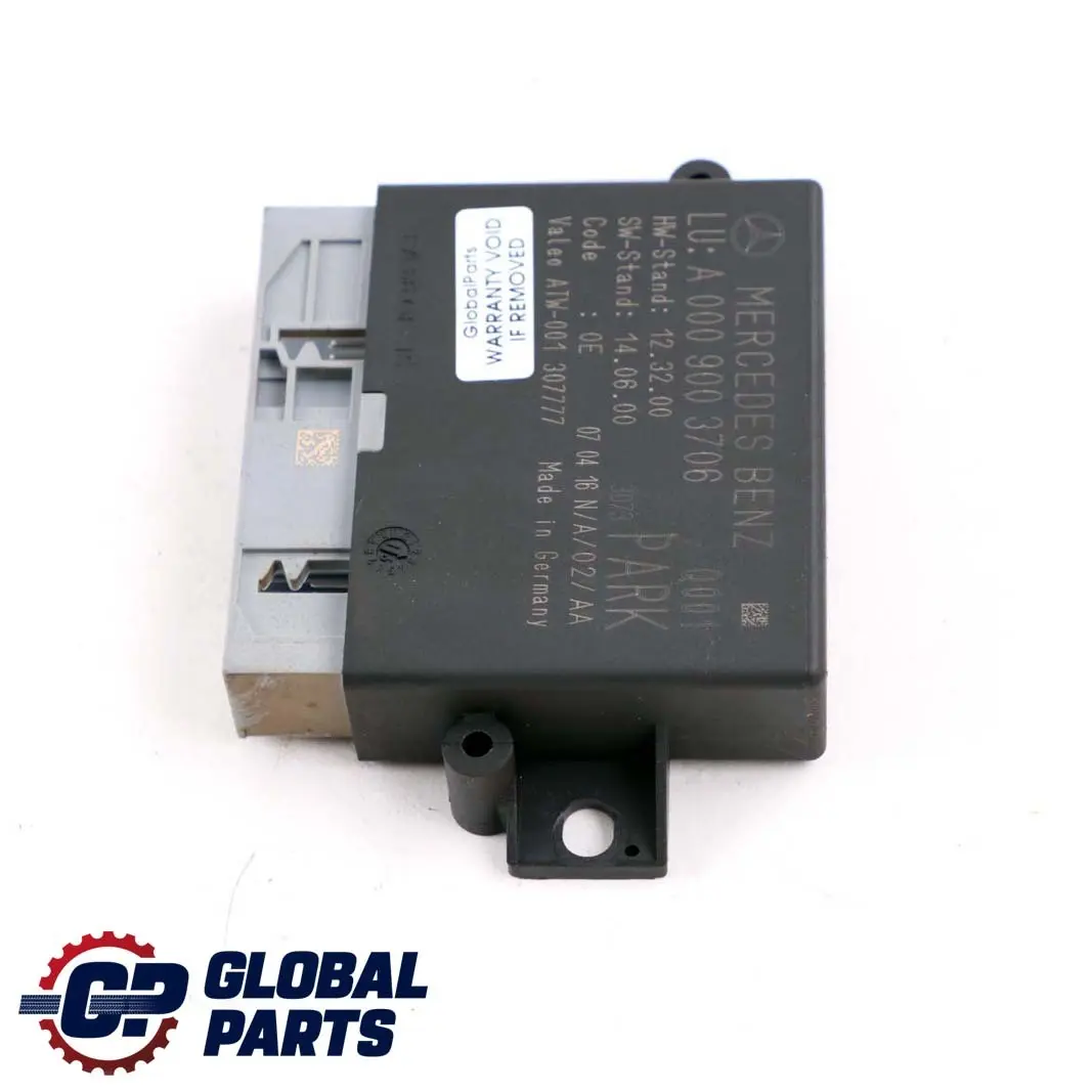 Mercedes-Benz W207 W212 Parktronic Unidad Aparcamiento Módulo para con número de pieza A0009003706 Mercedes-Benz W207 W212 Parktronic Unidad Aparcamiento Módulo - SKU A0009003706 - Número de pieza A0009003706
