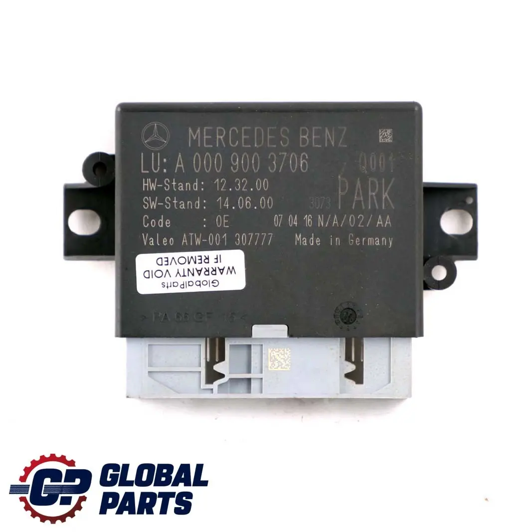 Mercedes W207 W212 Parktronic Parking Control Unit Module - SKU A0009003706 - Part number A0009003706