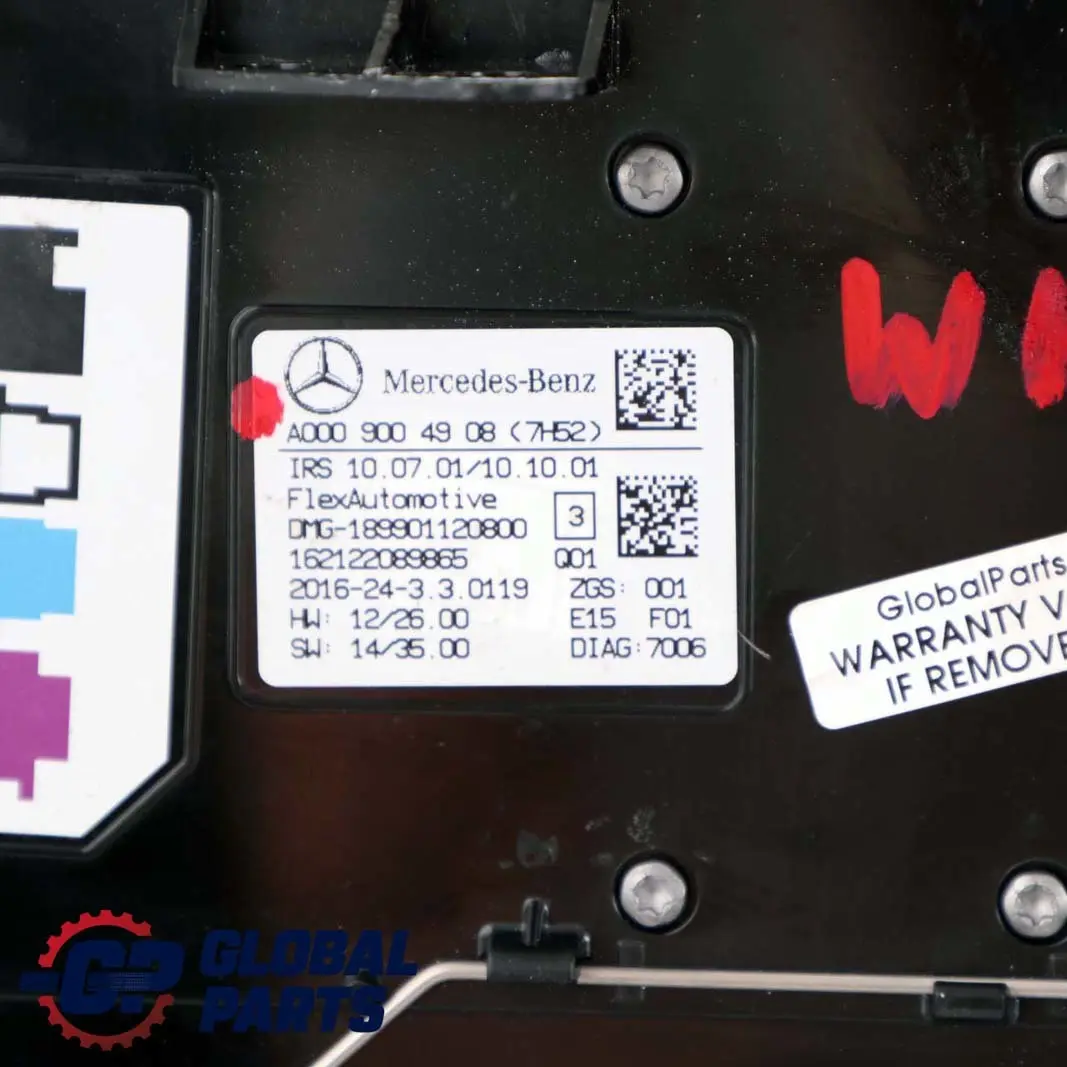  Mercedes-Benz W176 W246 Dachlampen-Steuergerät für Innenbeleuchtung - SKU A0009004908 - Teilenummer A0009004908