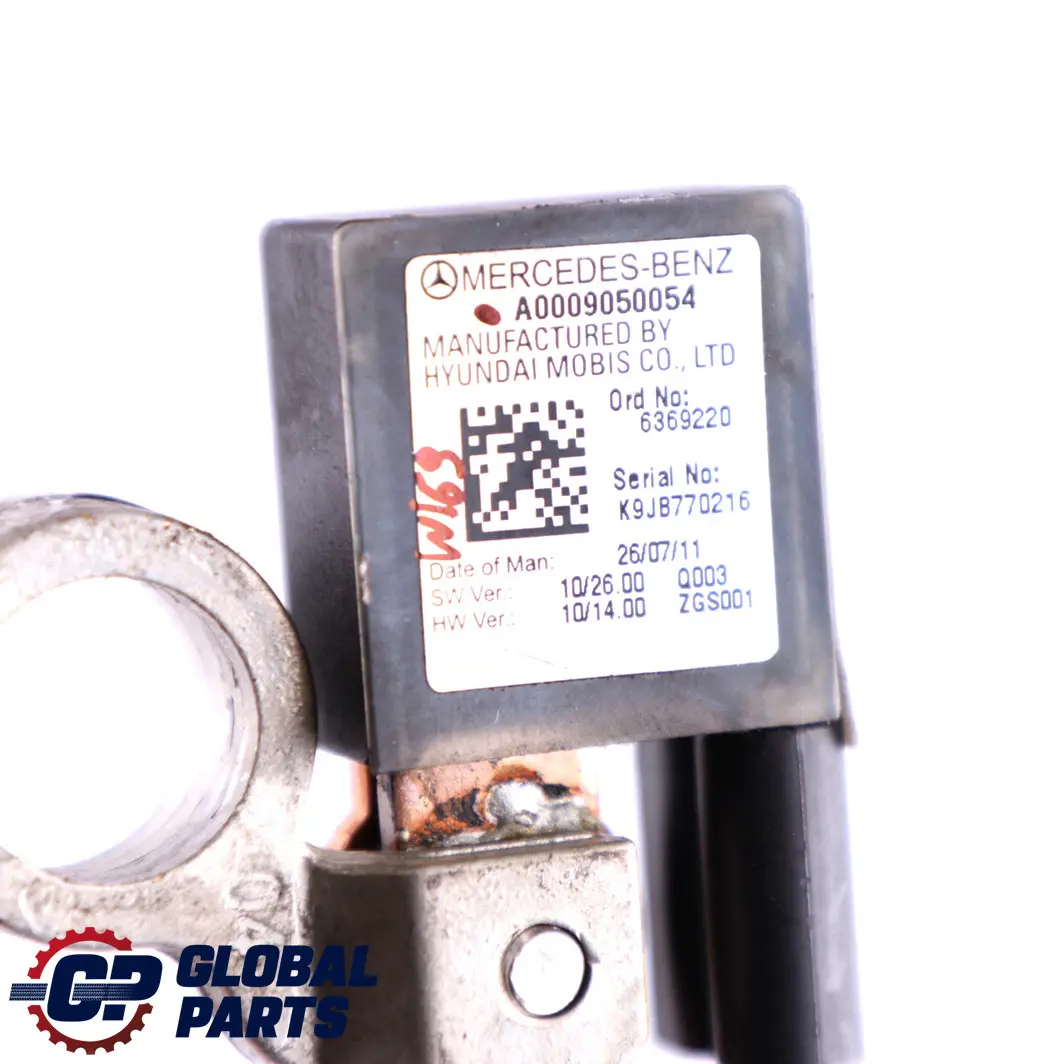 Lead Wire Cable Negative to Mercedes A-Class W169 Battery with Part number A0009050054 Mercedes A-Class W169 Battery Lead Wire Cable Negative - SKU A0009050054 - Part number A0009050054