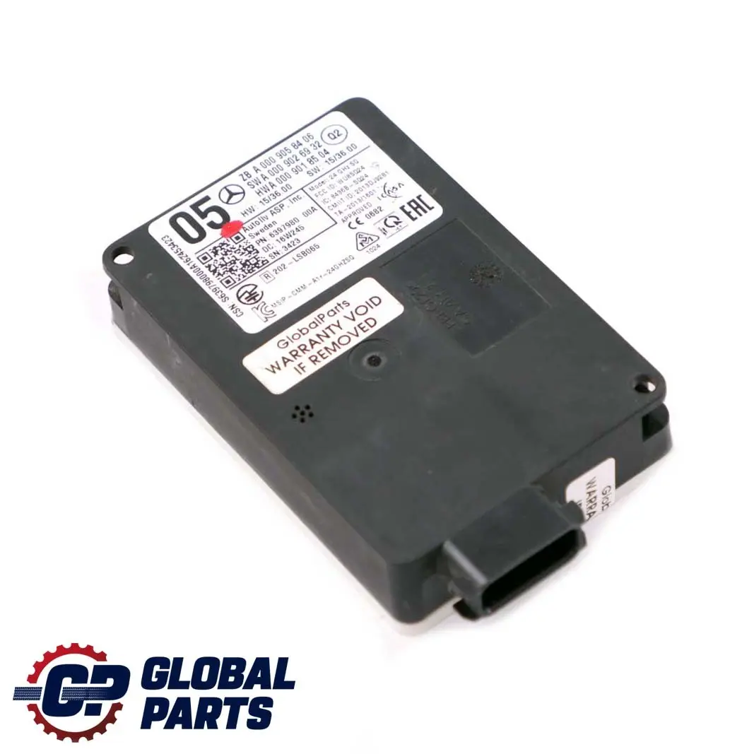  Mercedes-Benz W176 W205 Pre Collision Cruise Control Radar Sensor - SKU A0009058406 - Part number A0009058406