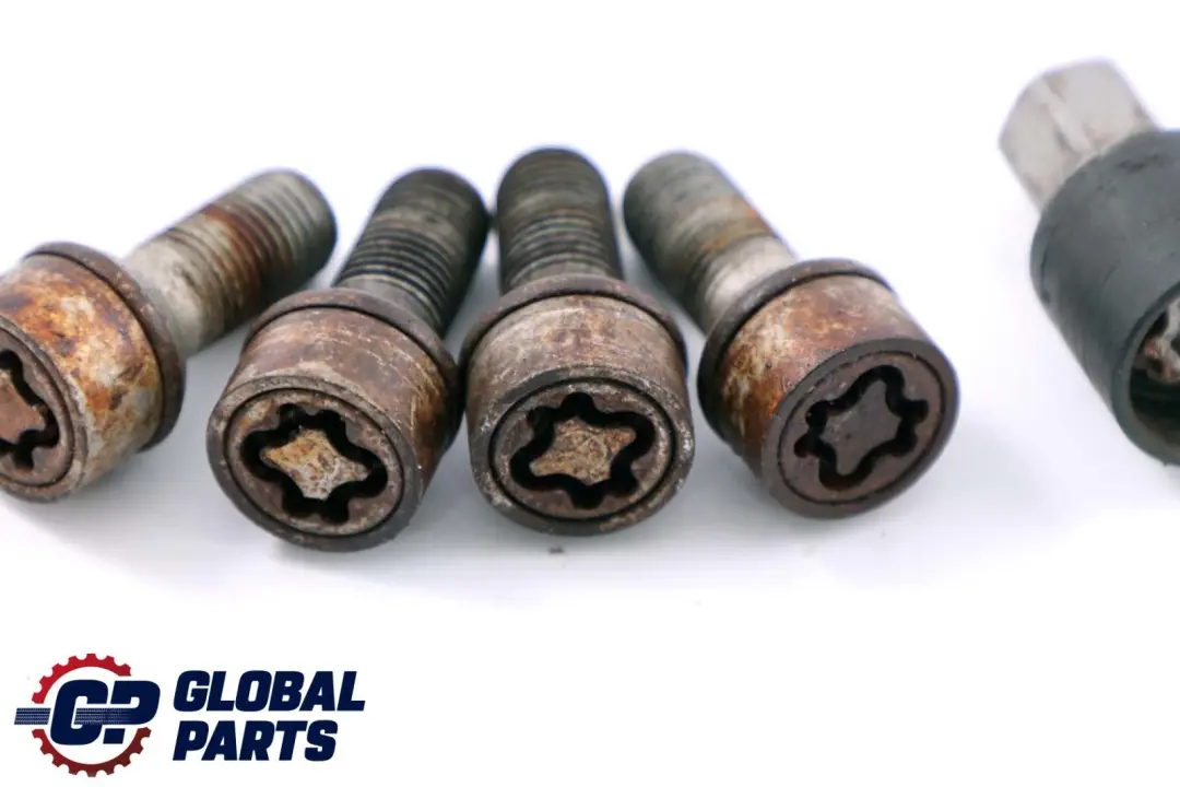 Bolts Mercedes W169 W204 W211 W212 Front Rear Bolt Set Wheel - SKU A0009904907-2 - Part number A0009904907
