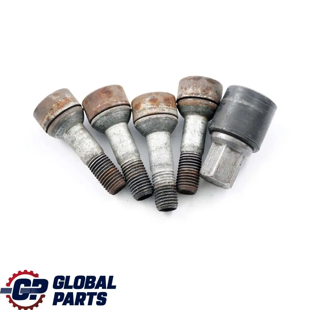 Mercedes E W169 W204 W211 Tornillos De rueda Juego delantero trasero - SKU A0009904907-3 - Número de pieza A0009904907