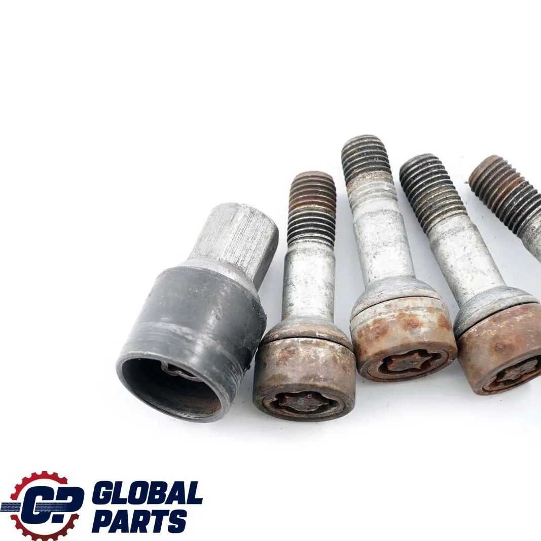 Mercedes E W169 W204 W211 Tornillos De rueda Juego delantero trasero - SKU A0009904907-3 - Número de pieza A0009904907