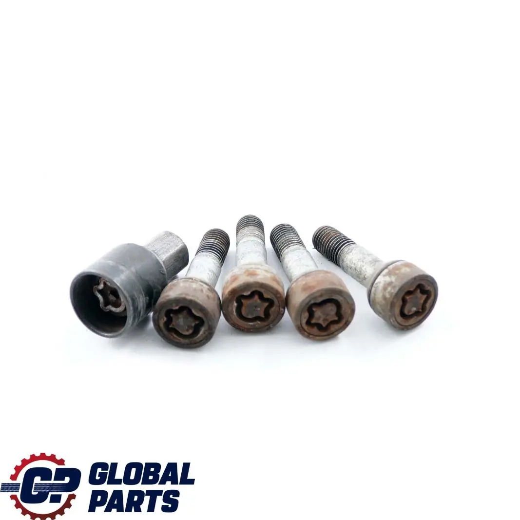 Mercedes E W169 W204 W211 Tornillos De rueda Juego delantero trasero - SKU A0009904907-3 - Número de pieza A0009904907