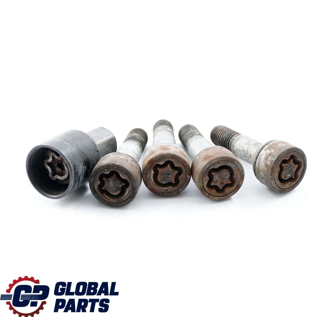 Mercedes E W169 W204 W211 Tornillos De rueda Juego delantero trasero - SKU A0009904907-3 - Número de pieza A0009904907