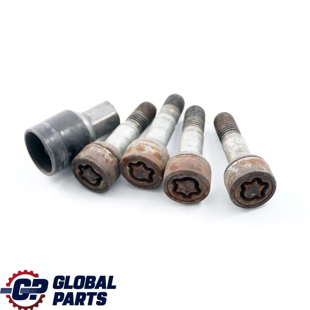  Mercedes-Benz A C E W169 W204 W211 1 Wheel Bolts Front Rear Set - SKU A0009904907-3 - Part number A0009904907
