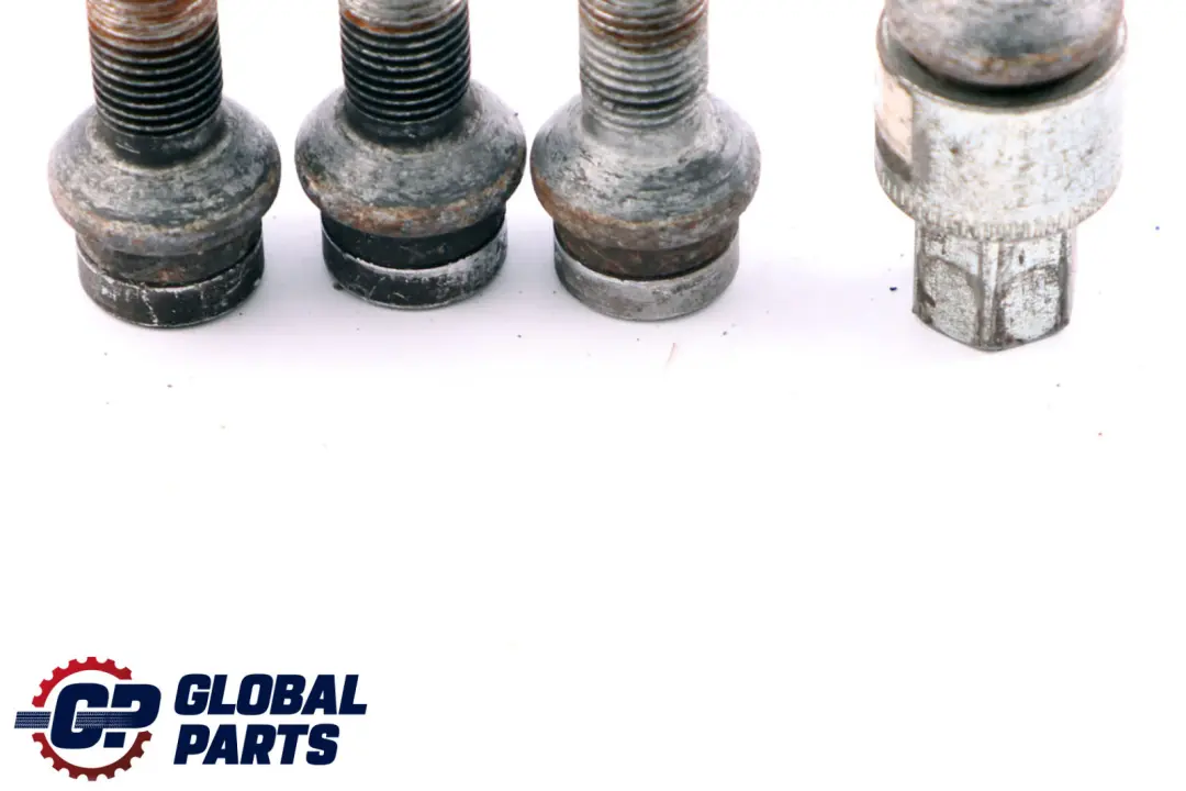 Pernos de rueda trasera delantera Set para Mercedes W169 W204 W211 con número de pieza A0009904907 Mercedes W169 W204 W211 Pernos de rueda trasera delantera Set - SKU A0009904907 - Número de pieza A0009904907