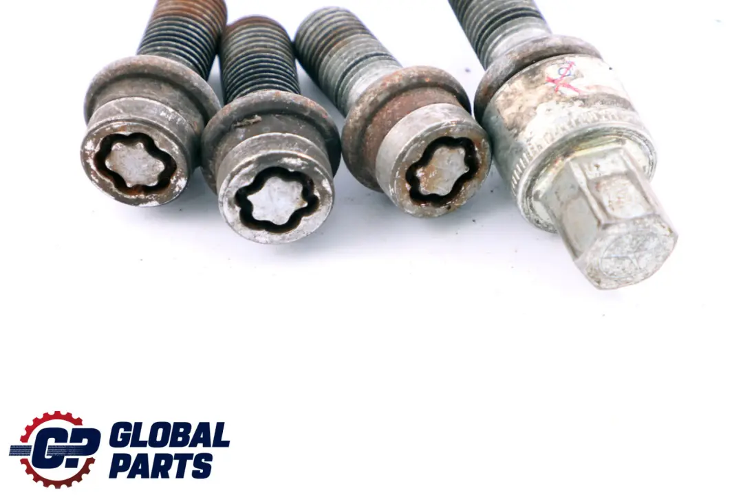 Pernos de rueda trasera delantera Set para Mercedes W169 W204 W211 con número de pieza A0009904907 Mercedes W169 W204 W211 Pernos de rueda trasera delantera Set - SKU A0009904907 - Número de pieza A0009904907