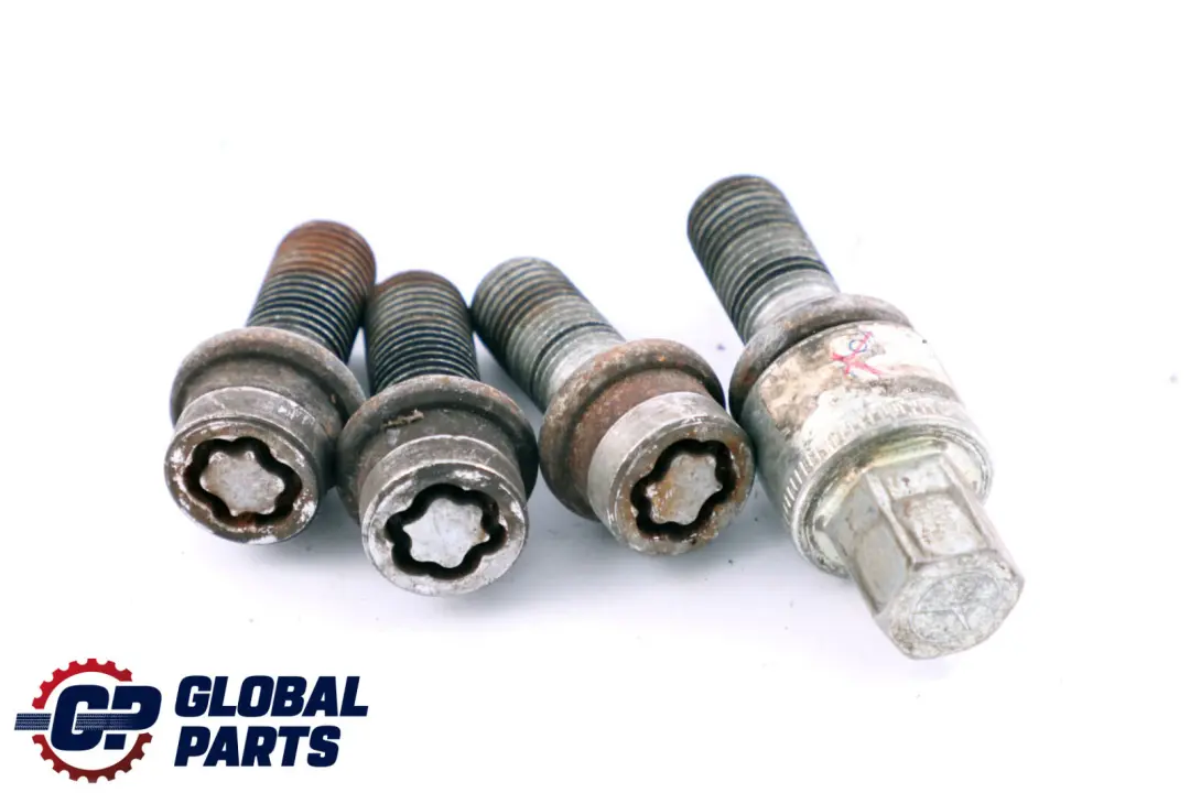  Mercedes-Benz A C E Class W169 W204 W211 Wheel Bolts Rear Front Set - SKU A0009904907 - Part number A0009904907