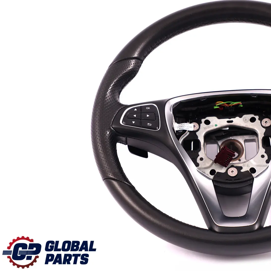 Mercedes-Benz W176 W246 en Cuir Noir Volant Interrupteur Swing Multifonction pour à propos du numéro de pièce A0014609103 Mercedes-Benz W176 W246 en Cuir Noir Volant Interrupteur Swing Multifonction - SKU A0014609103 - Numéro de pièce A0014609103