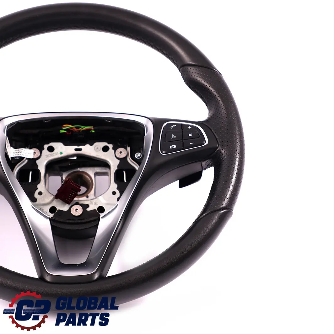  Mercedes-Benz W176 W246 Nero Volante IN Pelle Palette Cambio Multifunzione - SKU A0014609103 - Numero di parte A0014609103