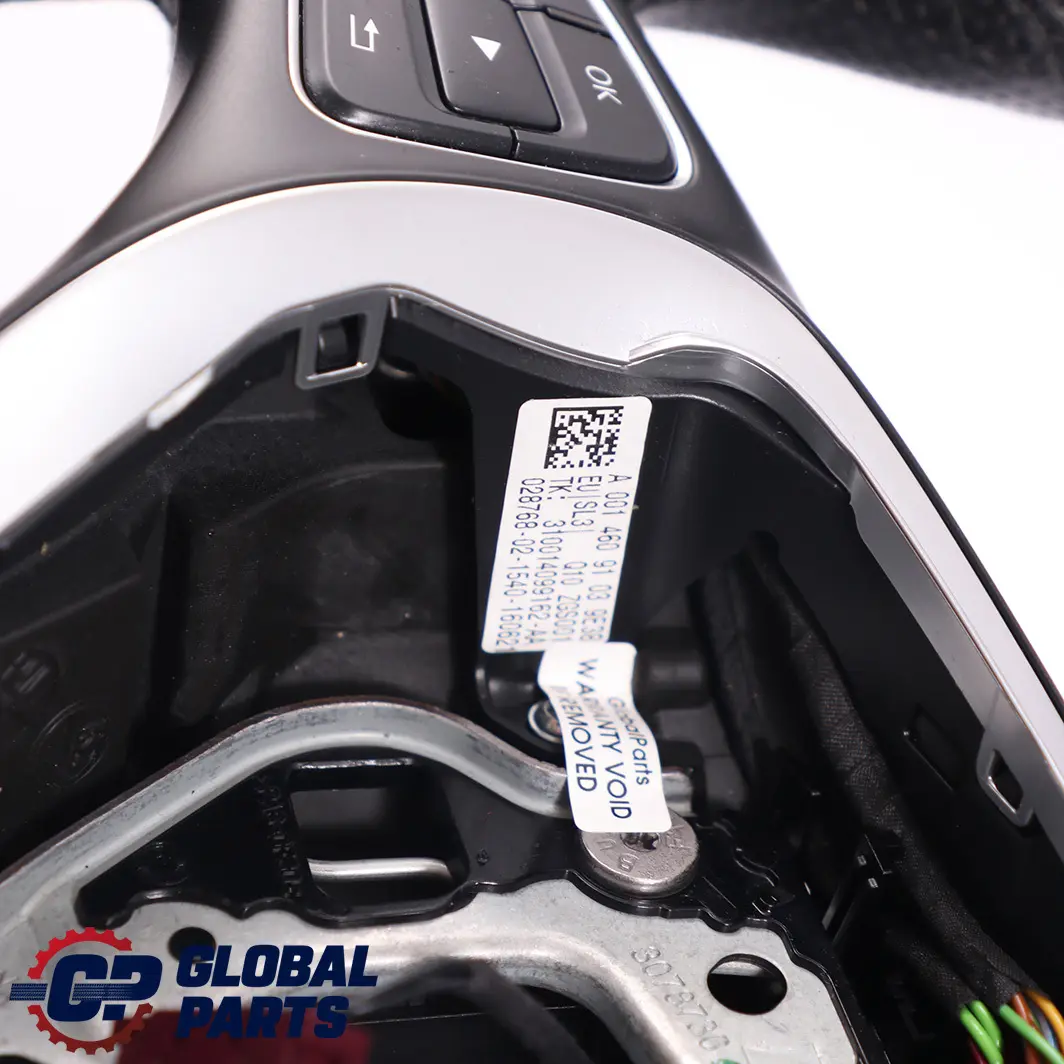 Mercedes-Benz W117 W176 W246 Volante De cuero Paddle Shift para con número de pieza A0014609103 Mercedes-Benz W117 W176 W246 Volante De cuero Paddle Shift - SKU A0014609103 - Número de pieza A0014609103