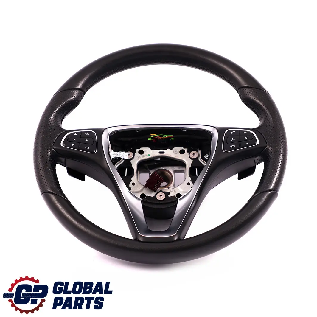 Mercedes-Benz W176 W246 en Cuir Noir Volant Interrupteur Swing Multifonction pour à propos du numéro de pièce A0014609103 Mercedes-Benz W176 W246 en Cuir Noir Volant Interrupteur Swing Multifonction - SKU A0014609103 - Numéro de pièce A0014609103