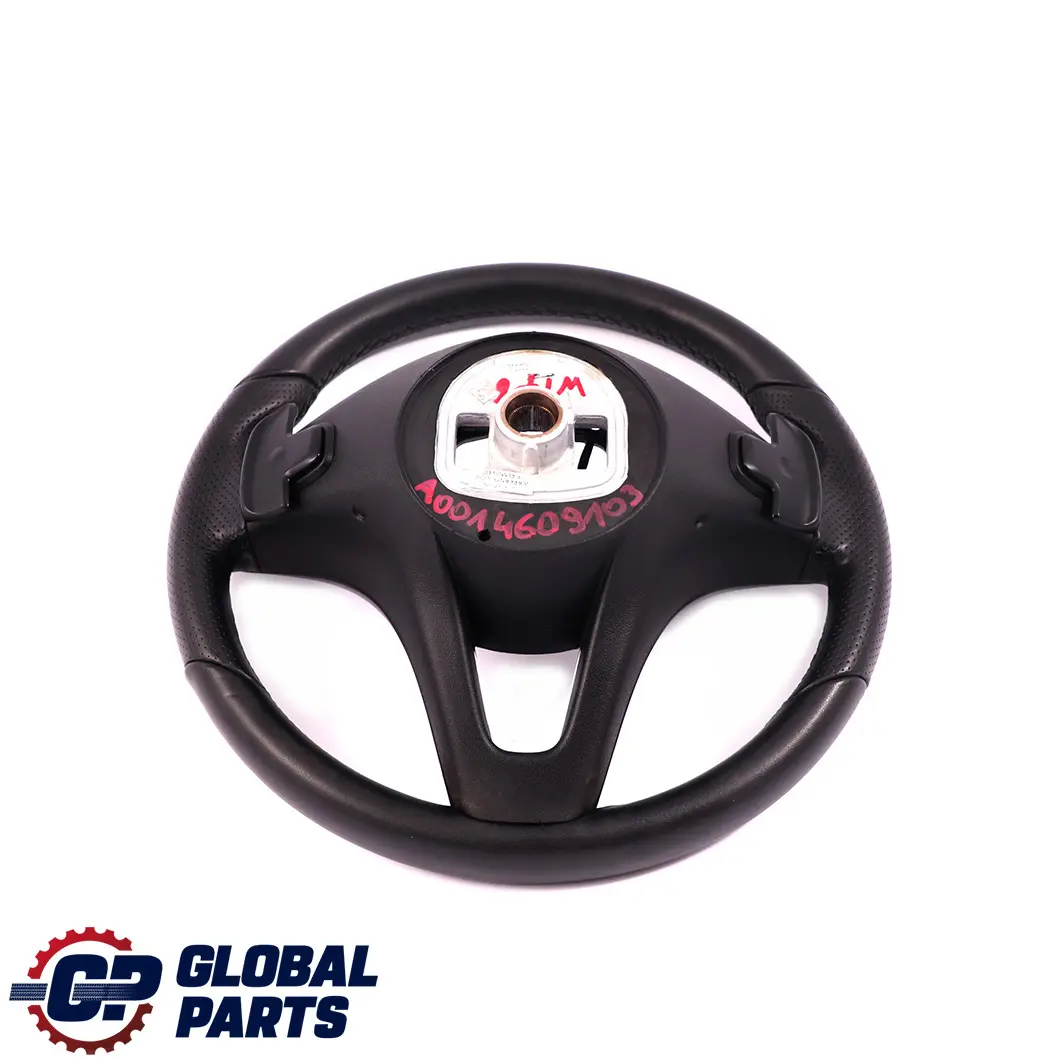 Mercedes-Benz W117 W176 W246 Leather Steering Wheel Paddle Shift to with Part number A0014609103 Mercedes-Benz W117 W176 W246 Leather Steering Wheel Paddle Shift - SKU A0014609103 - Part number A0014609103