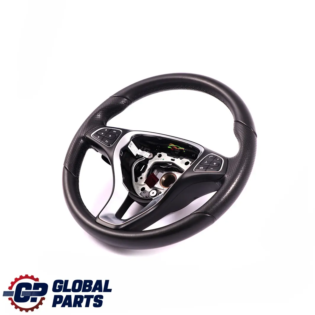 Mercedes-Benz W117 W176 W246 Volante De cuero Paddle Shift para con número de pieza A0014609103 Mercedes-Benz W117 W176 W246 Volante De cuero Paddle Shift - SKU A0014609103 - Número de pieza A0014609103