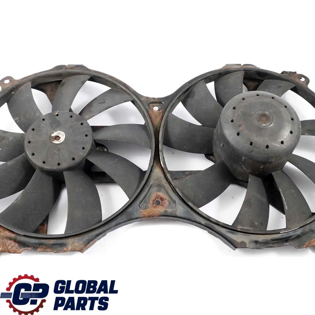 Mercedes-Benz W210 E 320 CDI Engine Cooling Radiator Double Fan to with Part number A0015003993 Mercedes-Benz W210 E 320 CDI Engine Cooling Radiator Double Fan - SKU A0015003993 - Part number A0015003993