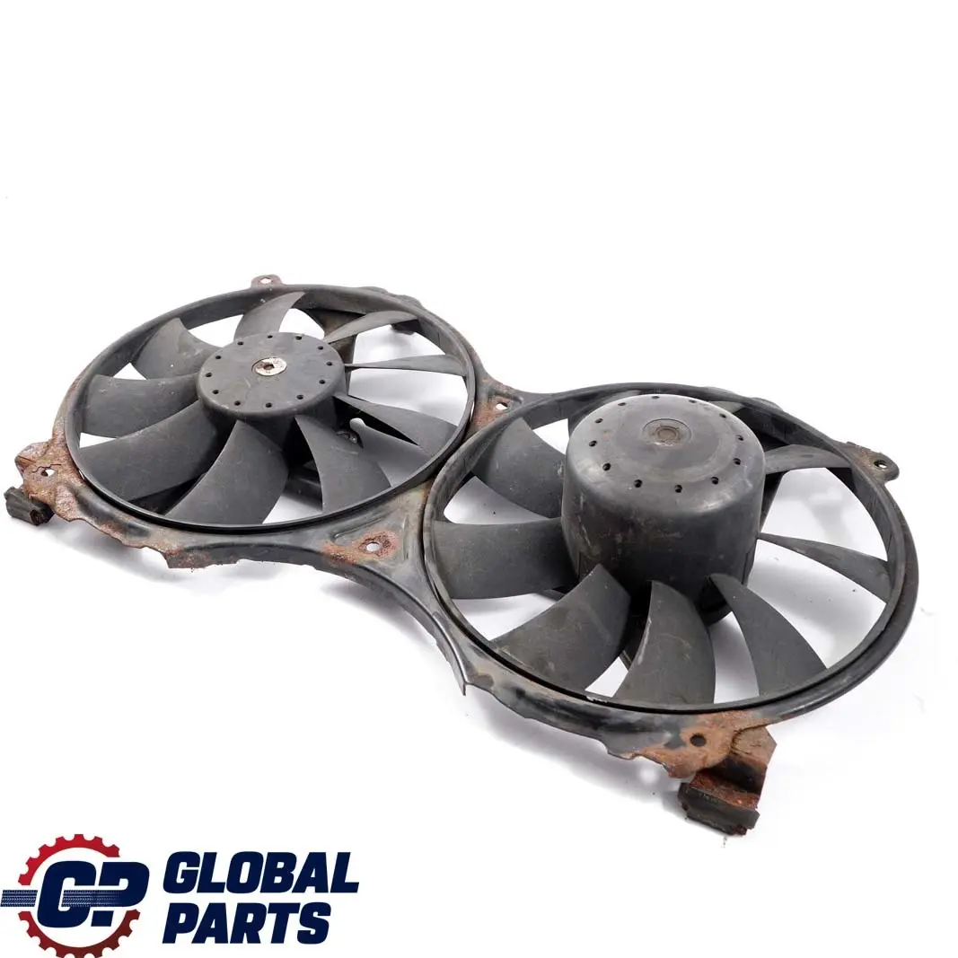 Mercedes-Benz W210 E 320 CDI Engine Cooling Radiator Double Fan to with Part number A0015003993 Mercedes-Benz W210 E 320 CDI Engine Cooling Radiator Double Fan - SKU A0015003993 - Part number A0015003993
