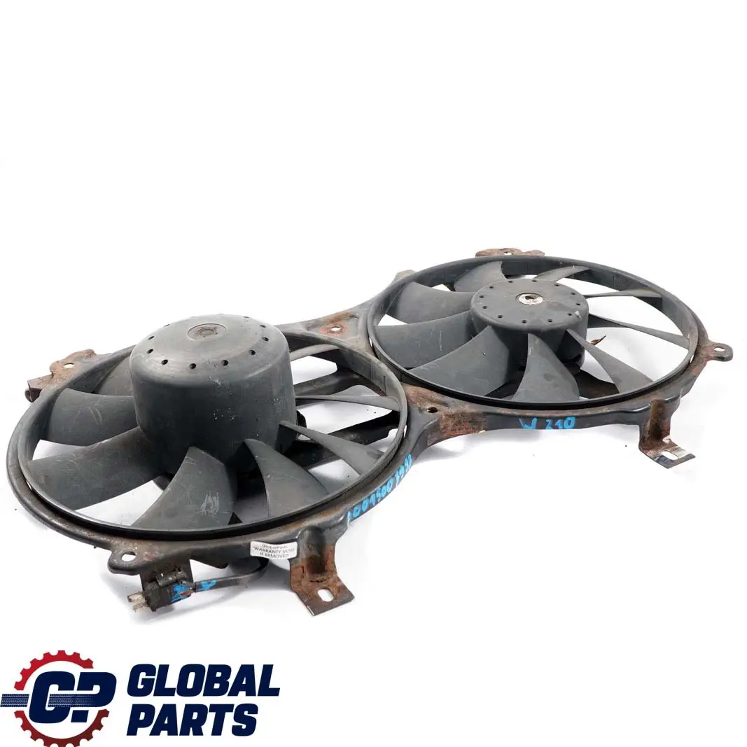 Mercedes W210 320 CDI Motor Refrigeracion Radiador Doble Ventilador - SKU A0015003993 - Número de pieza A0015003993