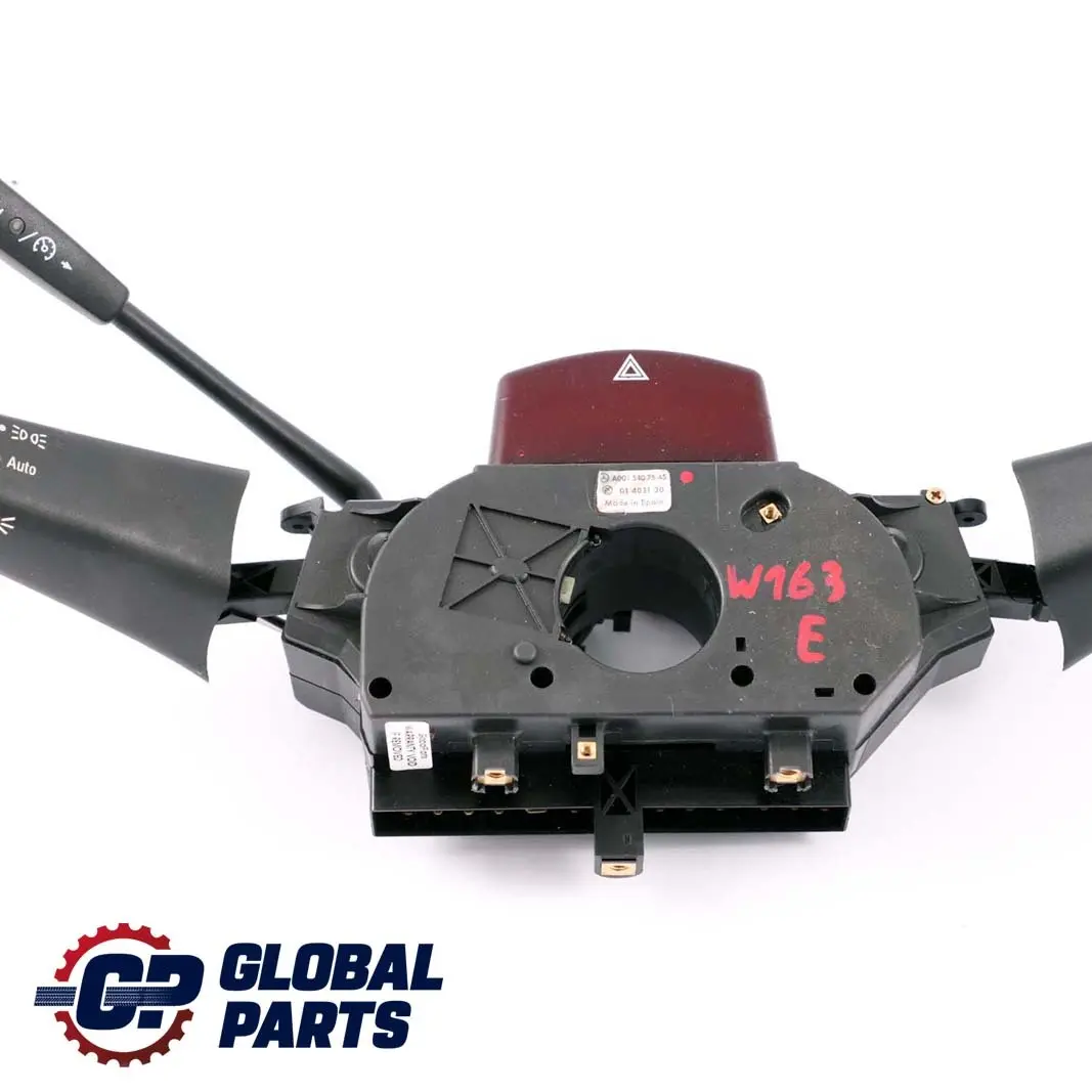 Interruptor del limpiaparabrisas para Mercedes W163 con número de pieza A0015407645 Mercedes W163 Interruptor del limpiaparabrisas - SKU A0015407645 - Número de pieza A0015407645