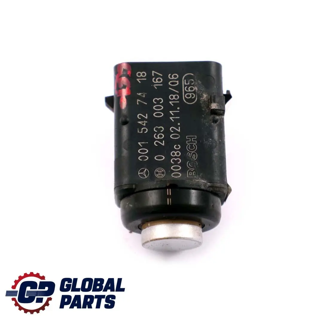  Mercedes-Benz W168 W203 W211 W220 Stationnement Aide au Argent Brillant 744 - SKU A0015427418-BS - Numéro de pièce A0015427418