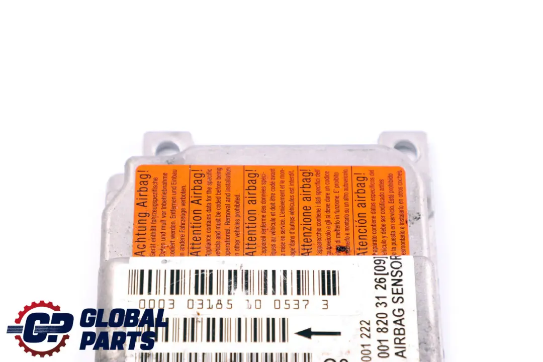 Mercedes A Class W168 Airbag Belt Locking System Sensor Control Unit Module ECU - SKU A0018203126 - Part number A0018203126