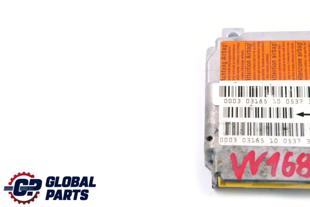 Mercedes A Class W168 Airbag Belt Locking System Sensor Control Unit Module ECU - SKU A0018203126 - Part number A0018203126