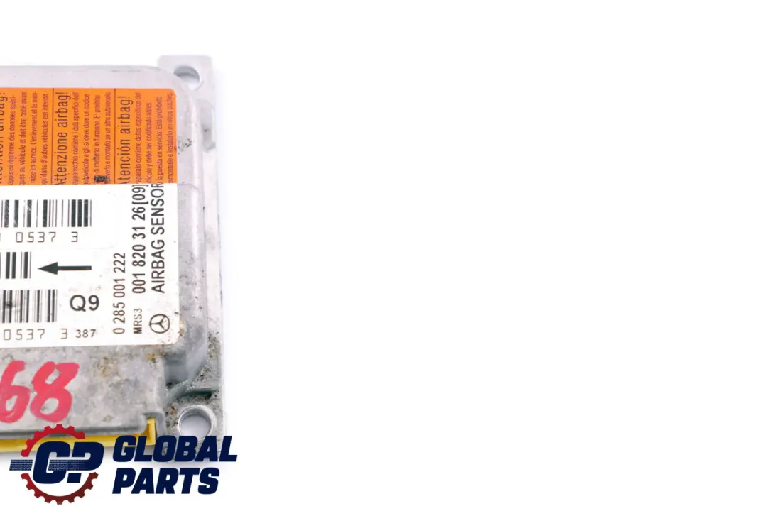 Mercedes A Class W168 Airbag Belt Locking System Sensor Control Unit Module ECU - SKU A0018203126 - Part number A0018203126