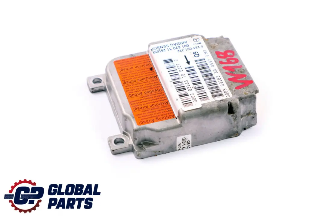 Mercedes A Class W168 Airbag Belt Locking System Sensor Control Unit Module ECU - SKU A0018203126 - Part number A0018203126