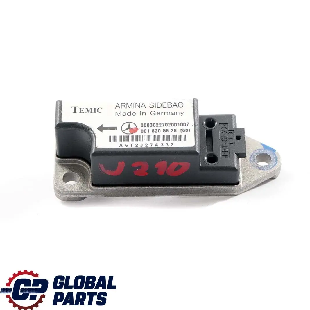 Modulo sensore d'urto airbag Temic per Mercedes W210 con numero di parte A0018205626 Mercedes W210 Modulo sensore d'urto airbag Temic - SKU A0018205626 - Numero di parte A0018205626