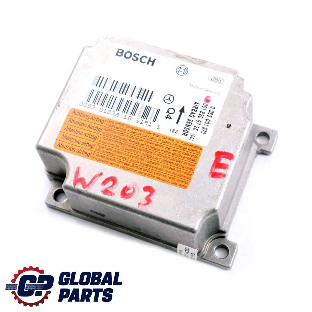  Mercedes-Benz C CLK Class W203 W209 Airbag Control Unit Module ECU - SKU A0018209726 - Part number A0018209726