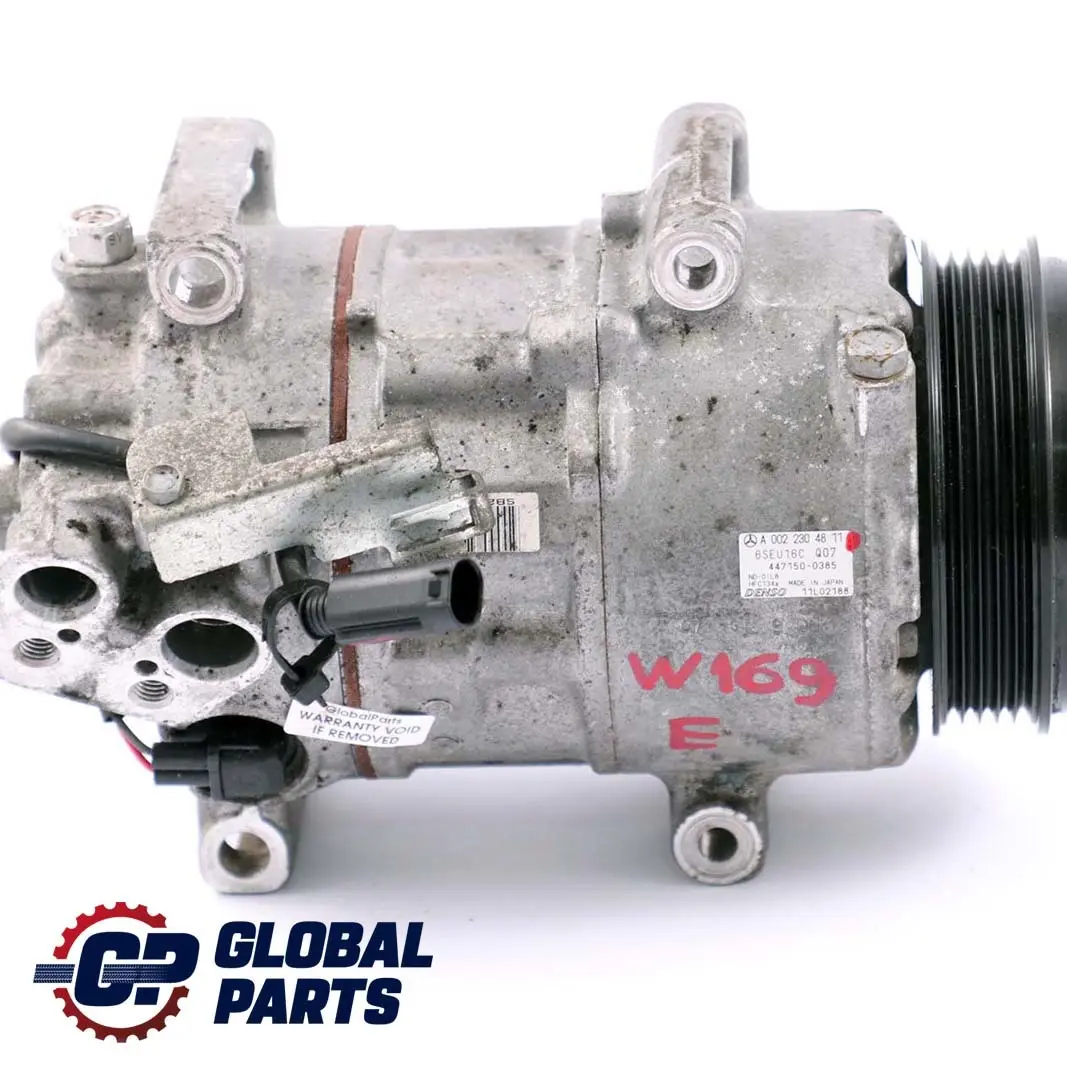  Mercedes-Benz A B Class W169 W245 Air Conditioning Compressor Pump - SKU A0022304811 - Part number A0022304811