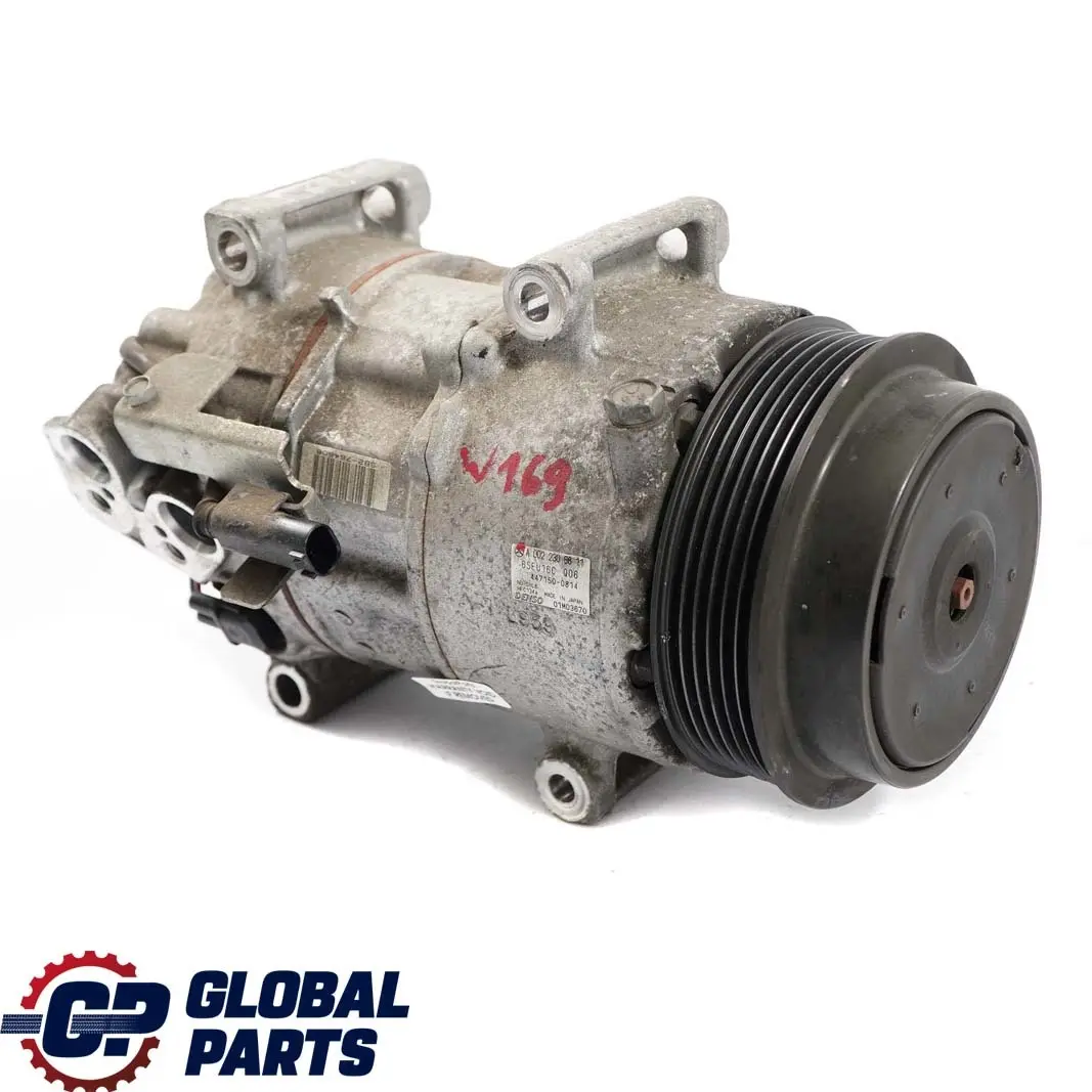 Pompe Compresseur Climatisation pour Mercedes W169 W245 48V à propos du numéro de pièce A0022306811 Mercedes W169 W245 48V Pompe Compresseur Climatisation - SKU A0022306811 - Numéro de pièce A0022306811